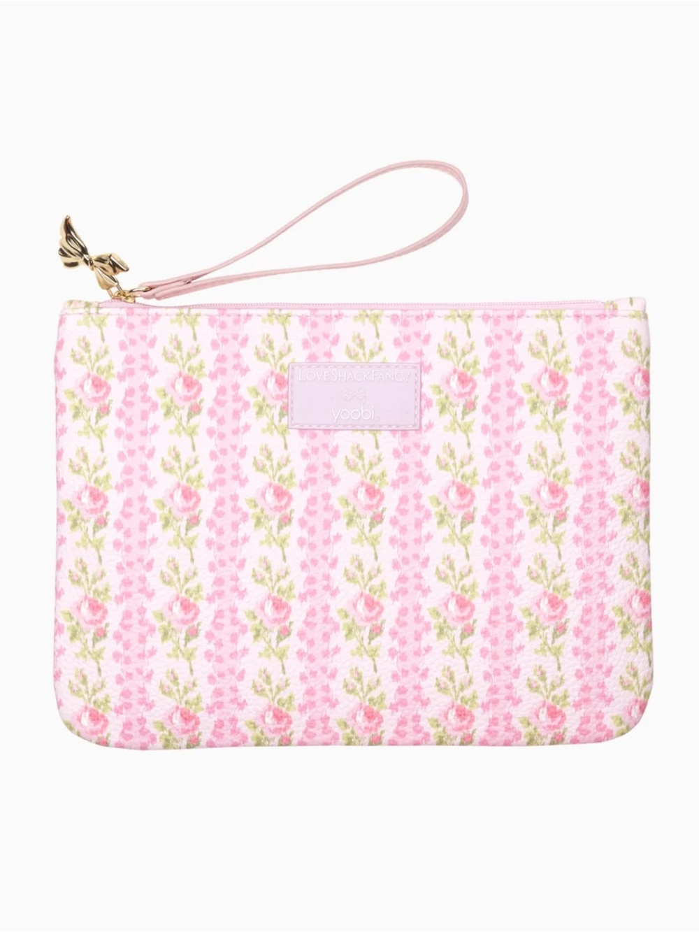 LoveShackFancy Blooming Heirloom Vegan Leather Accessory Pouch